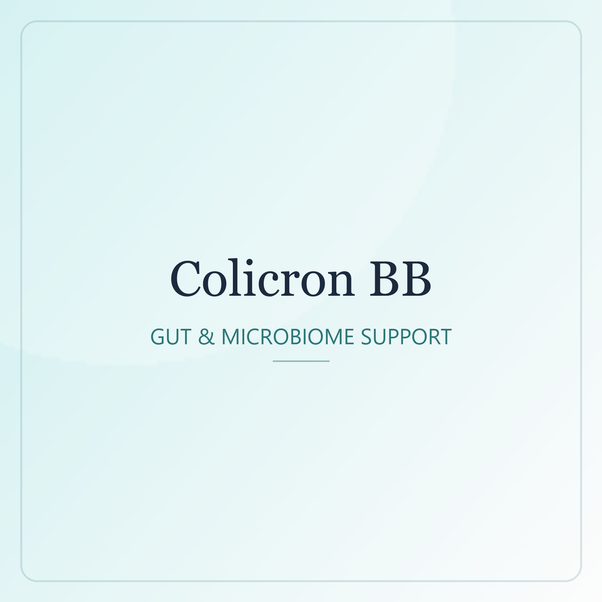 Colicron BB — Gut & microbiome support